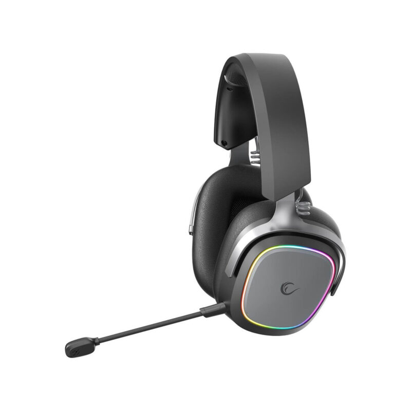Słuchawki Rampage RETSU Słuchawki bezprzewodowe nauszne BT 2.4G RGB czarne