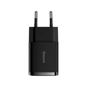 ŁADOWARKA SIECIOWA Baseus Compact Charger CCXJ010201 10.5W 2x USB-A CZARNA