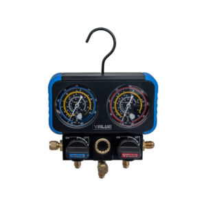 Zestaw podwójnych manometrów analogowych Value VRM2-B-0801