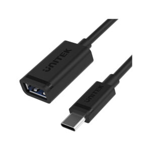 Adapter Unitek C476BK-1M USB-C (M) do USB-A (F) 10Gbps 60W
