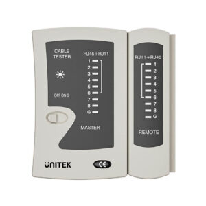 Unitek Tester kabli sieciowych RJ45/RJ11