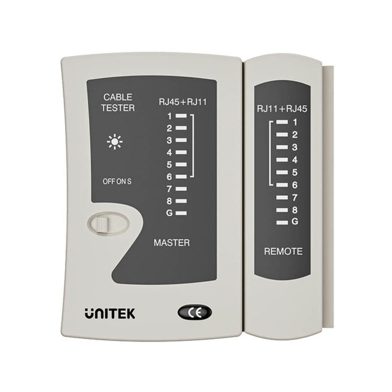 Unitek Tester kabli sieciowych RJ45/RJ11