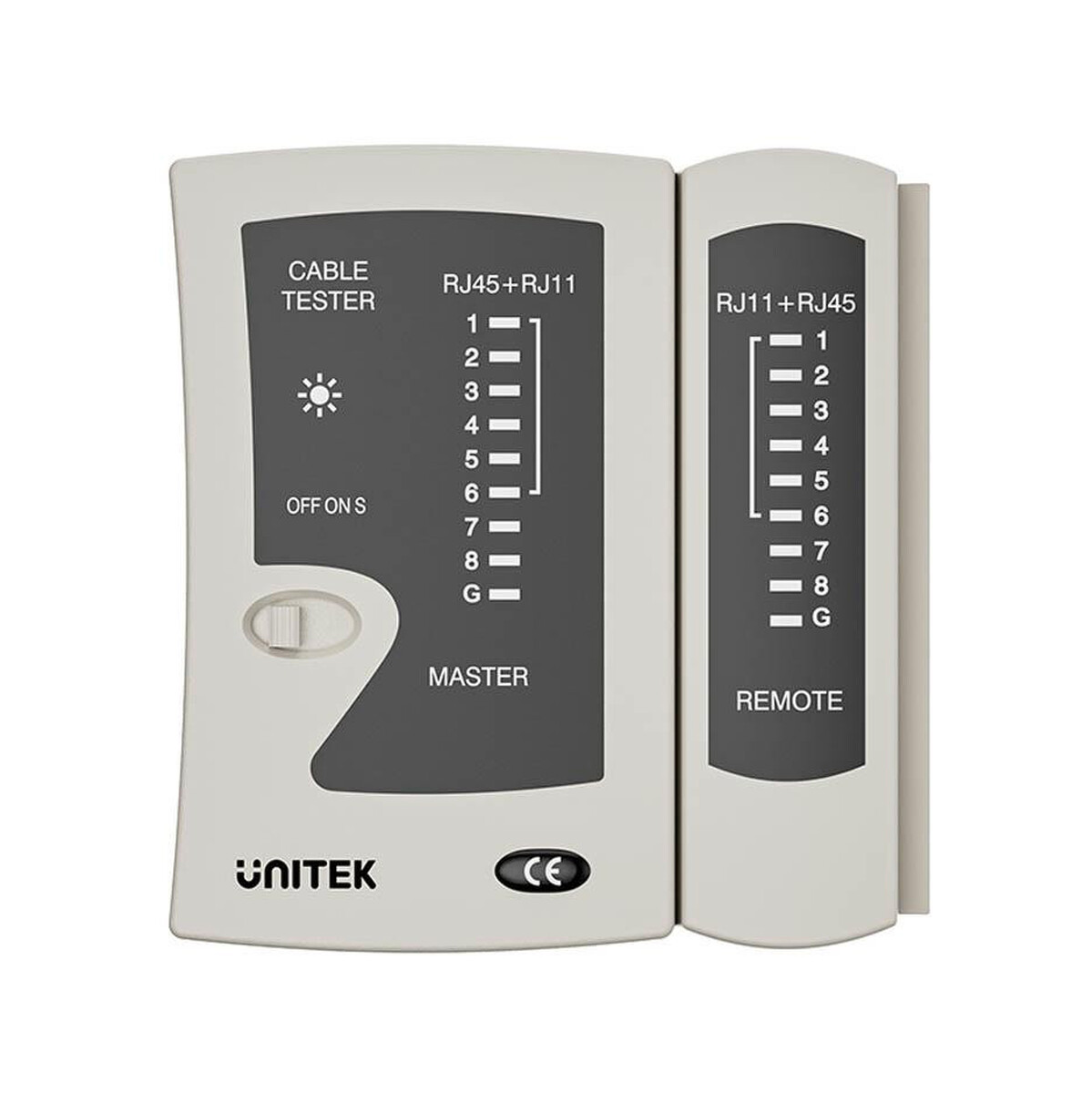 Unitek Tester kabli sieciowych RJ45/RJ11