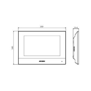 Zestaw wideodomofonowy Hikvision DS-KIS603-P(C)