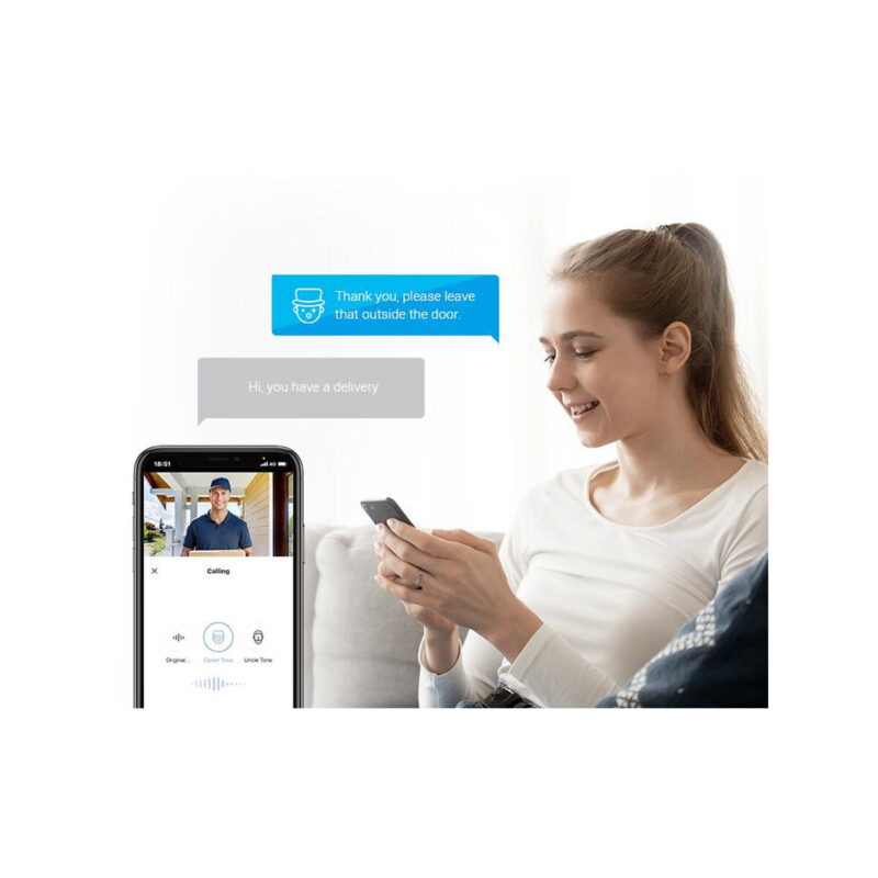 Wizjer do drzwi Ezviz CP4 2MP Wi-Fi srebrny