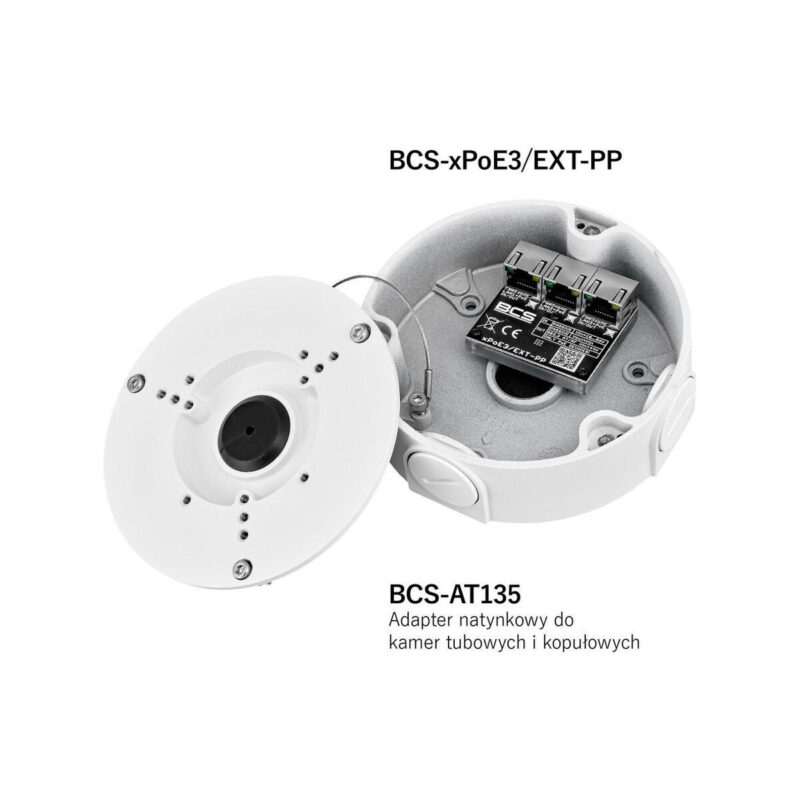 Switch POE BCS POWER BCS-xPoE3/EXT-PP