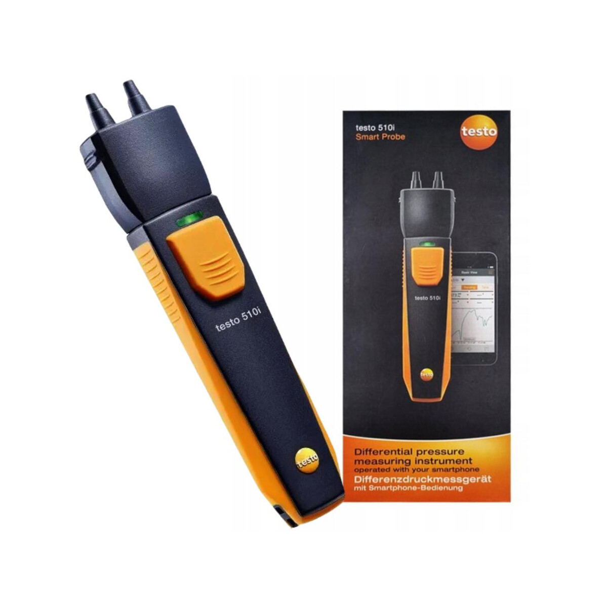 Manometr różnicowy Testo 510i SmartSonda
