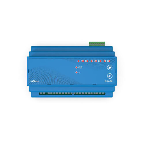 Przewodowy przekaźnik na szynę din niebieski PS-08M 230 Tech Sterowniki