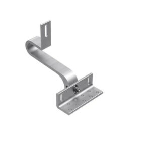 Uchwyt hak aluminiowy pod dachówkę z podwójną regulacją K-64