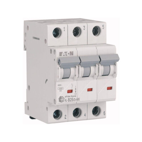 EATON WYŁĄCZNIK NADPRĄDOWY B 25A 3P 3M 6KA HN-B25/3