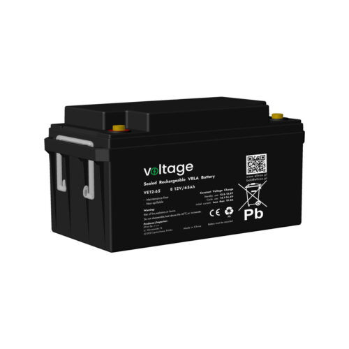 Akumulator AGM Voltage 12V 65Ah VE12-65 (Żywotność 6-9 lat)