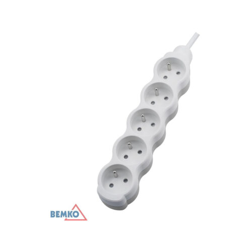 Przedłużacz NB 5X 2P+Z+WYl. 1.5MM X 1.5M