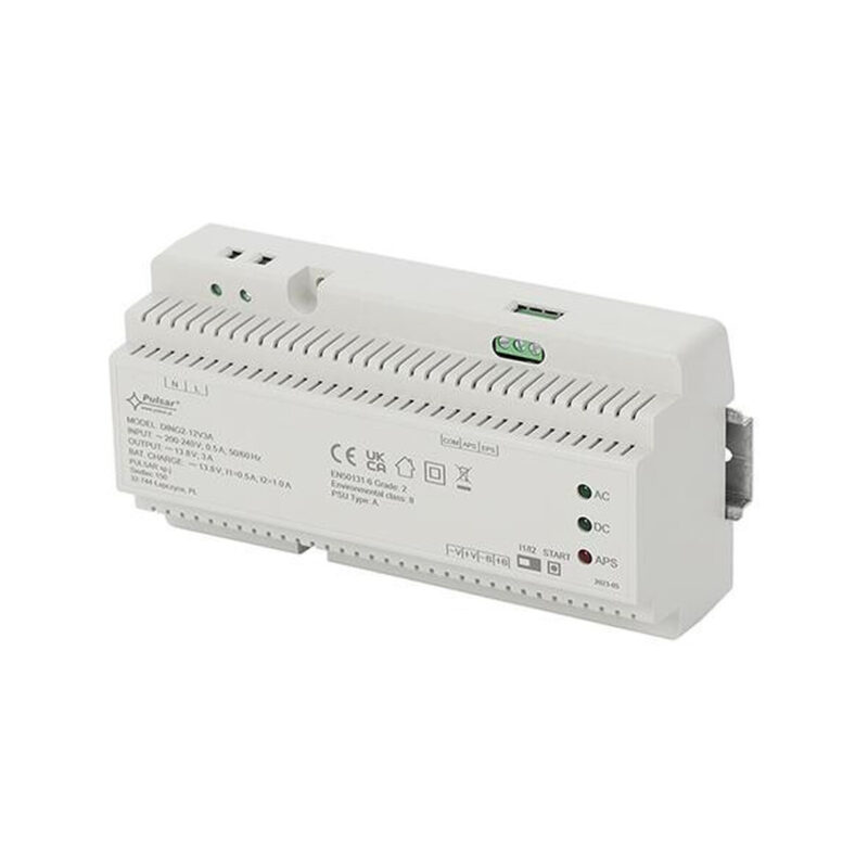 Zasilacz buforowy impulsowy na szynę DIN Grade 2 DING2-12V3A 13,8V 3A