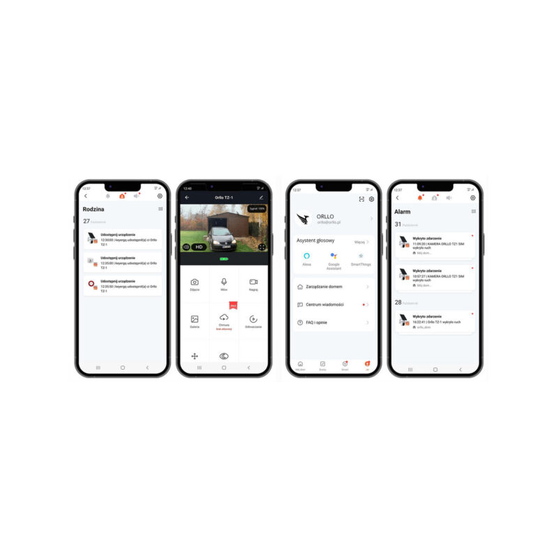 Kamera IP bezprzewodowa 4G LTE obrotowa z panelem solarnym Orllo TZ1 PRO