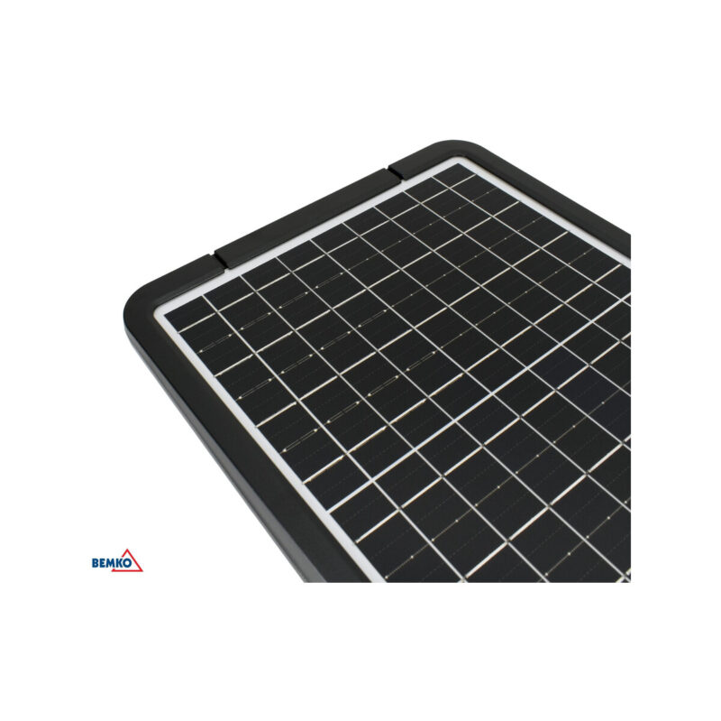 SOLARNA OPRAWA ULICZNA LED SOLGER 40W 6000LM 3000/4000/6000K IP65 CZARNA CZ. PIR