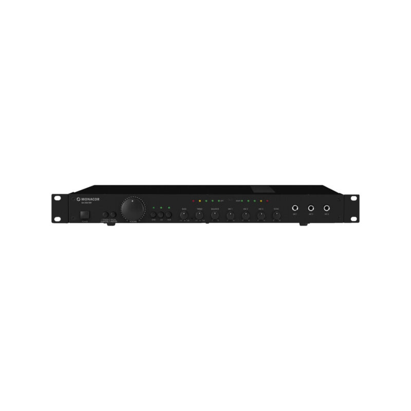 Uniwersalny wzmacniacz miksujący stereo, 100WRMS SA-250/SW MONACOR