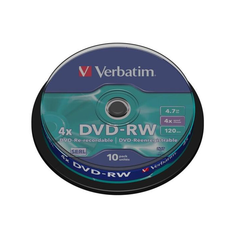 Płyty DVD-RW Verbatim SERL spindle (10szt)
