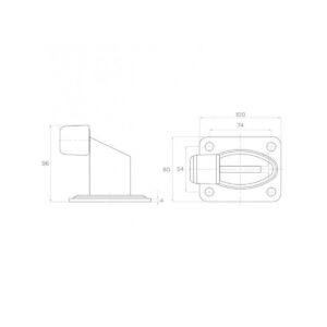 Zderzak PSG 60.038 - odbój do bramy