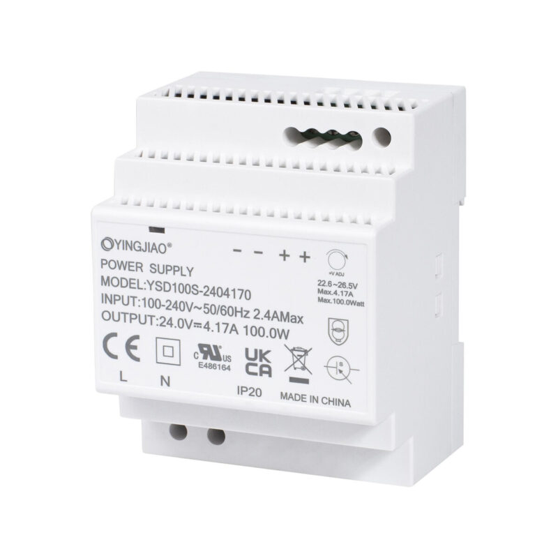 ZASILACZ IMPULSOWY NA SZYNĘ DIN YINGJIAO YSD100S-2403830 24V/92W/3,83A
