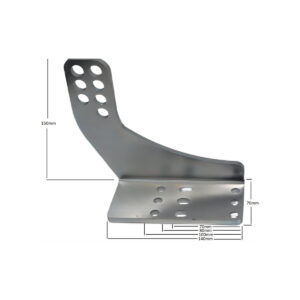 Uchwyty MOD.12/90 poza słupek do napędów z otworami 12mm: CAME, ROGER, FAAC, Genius, DTM, Proxima, Hato, Tousek itd.