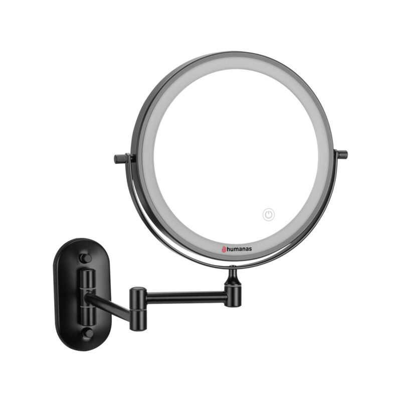 72a4b29bce45f7251d0e58ccef346aee_original Lustro łazienkowe Humanas HS-BM01 z podświetleniem LED - czarny