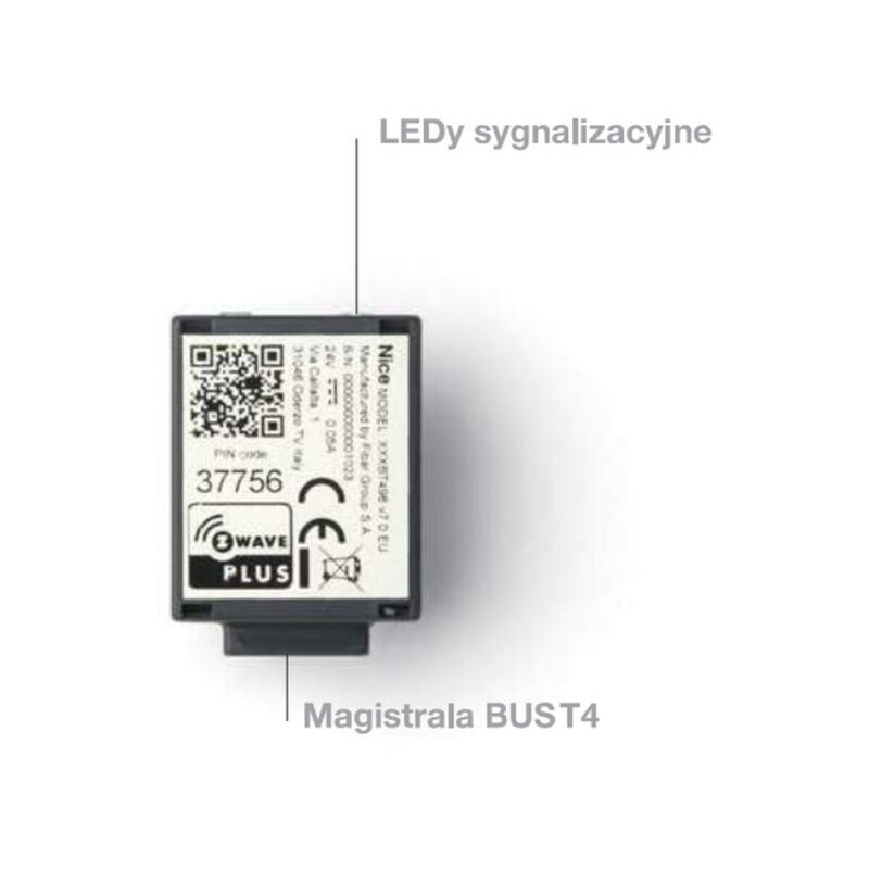 Interfejs NICE IBT4ZWAVE