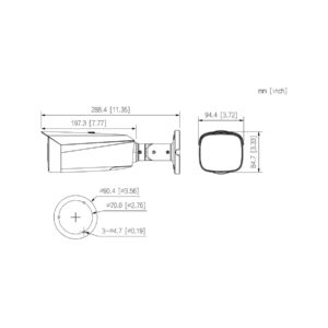 Kamera IP TIOC 3.0 DAHUA IPC-HFW3549T1-ZAS-PV-27135-S5