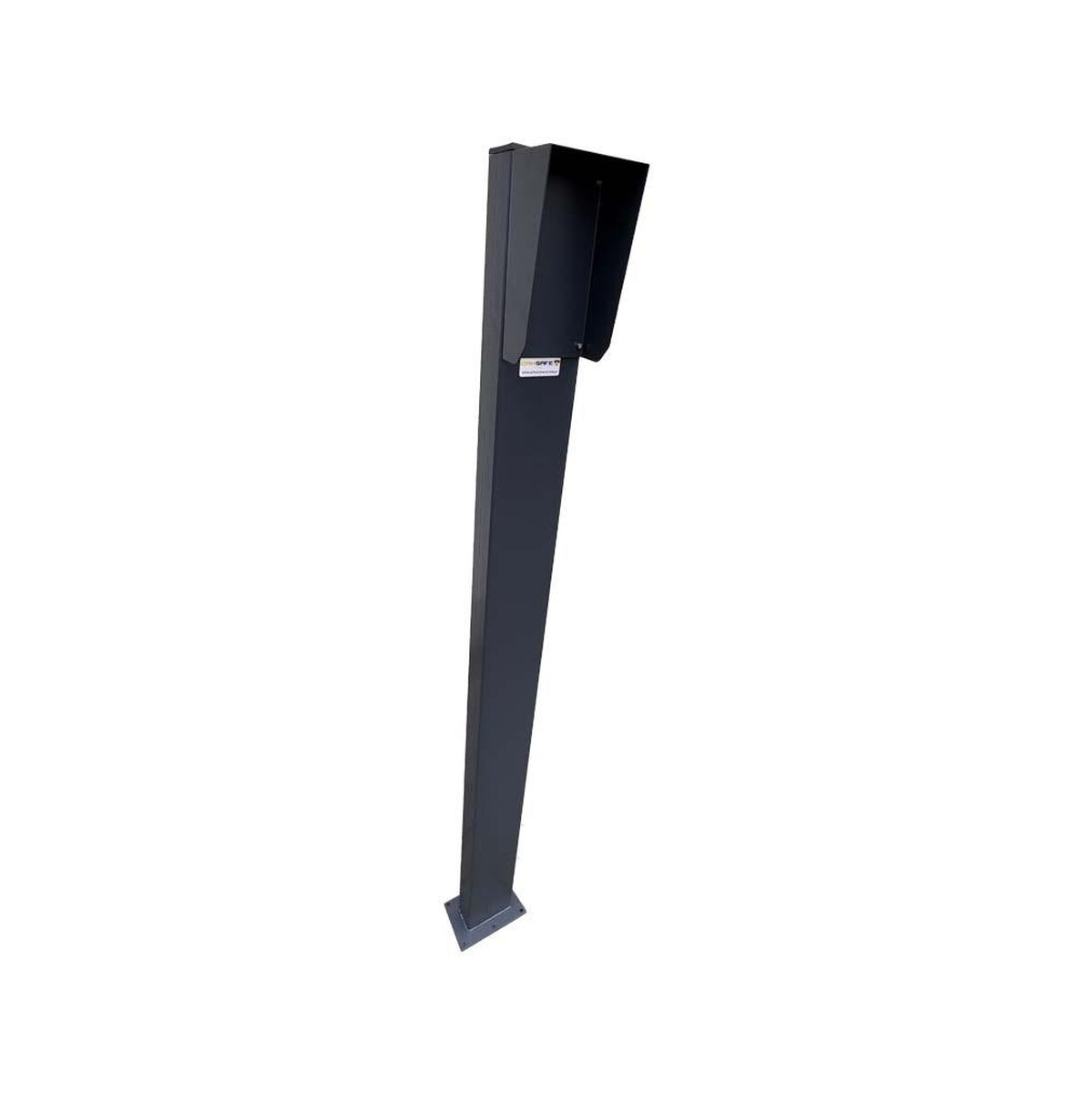 Słupek domofonowy Camsafe 60x120 z daszkiem i podstawą CS-DO1 - 1,6m