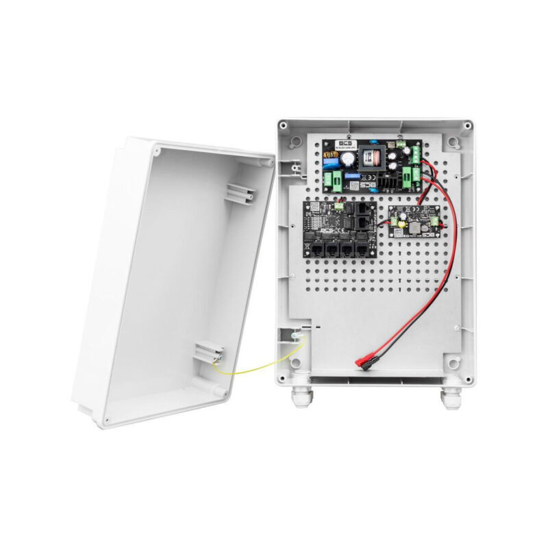 Zestaw do zasilania buforowego 5 odbiorników PoE BCS POWER BCS-UPS/IP4/Z/E-S