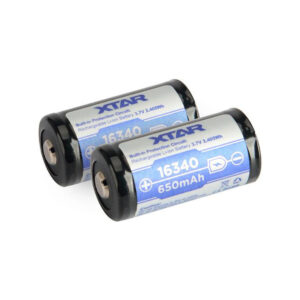 Akumulatorek 16340 / R-CR123 3,7V Xtar 650mAh (1 szt.) z zabezpieczeniem