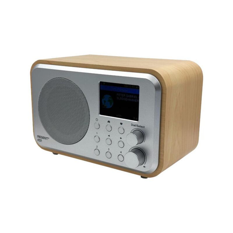 Radio internetowe Ferguson Regent i101 | DAB+ | FM RDS / Akumulator 2000 mAh (Jasne Drewno)