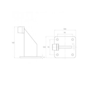Zderzak PSG 60.039 - odbój do bramy