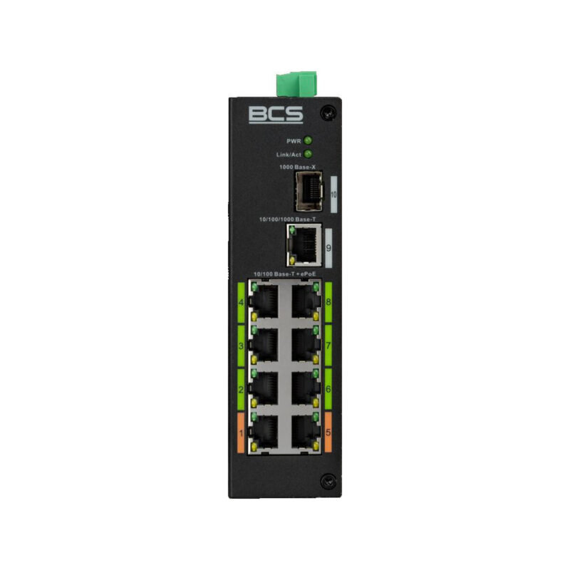 Switch PoE BCS LINE BCS-L-SP08E01G-1SFP(2)