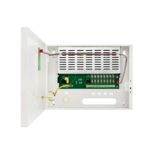 ZASILACZ IMPULSOWY STABILIZOWANY DO 8 KAMER HD Pulsar HPSDC-12V8X1A 12V/8A/8×1A/TOPIC