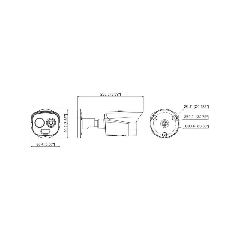 KAMERA TERMOWIZYJNA DAHUA TPC-BF1241-TB10F12-S2