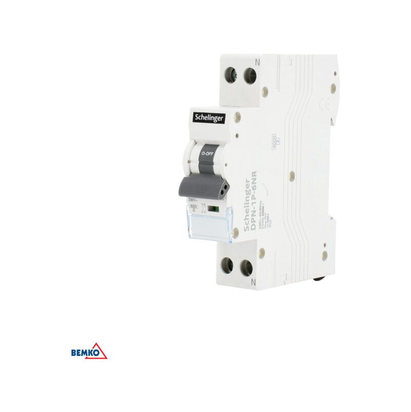 Wyłącznik RCBO 1P B 10A 30mA TYP A SCHELINGER