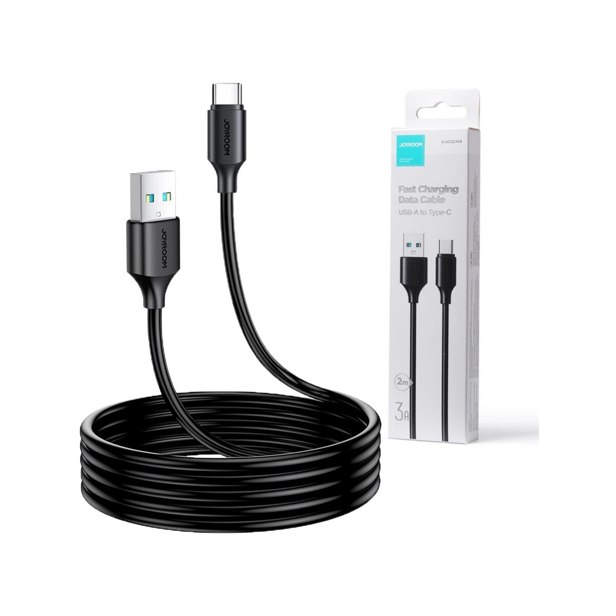 Kabel USB-A / USB-C Joyroom S-UC027A9 200cm 3A czarny