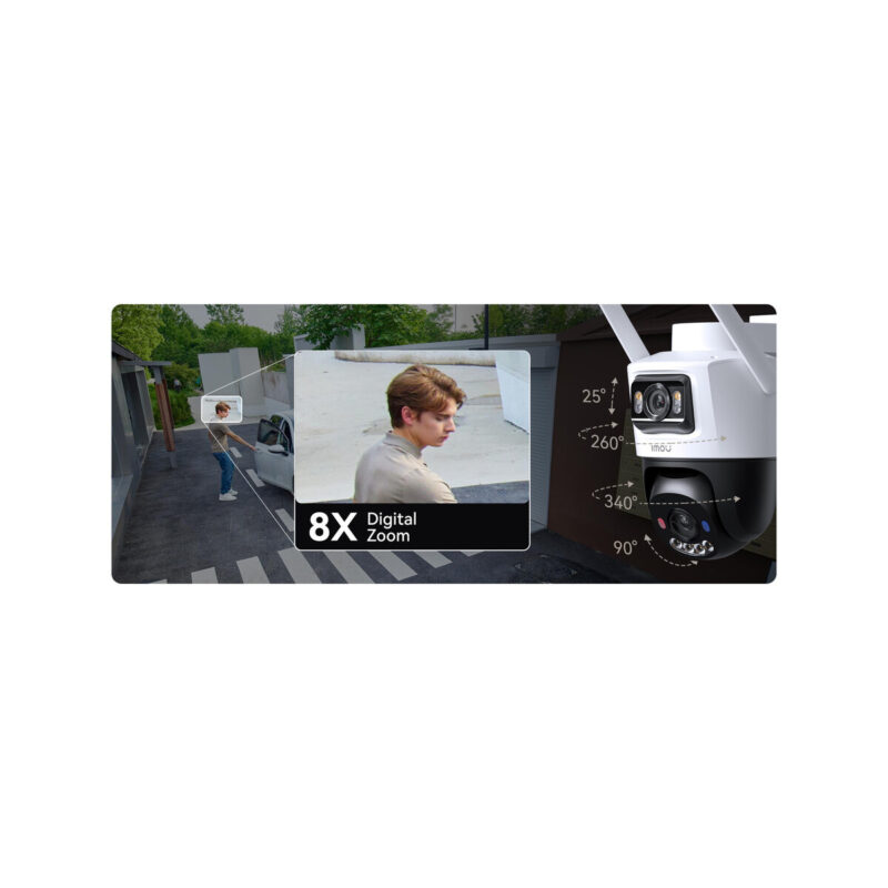 Kamera IP Imou AOV Dual 10MP (5MP+5MP) z panelem solarnym 2.4GHz WiFi+4G