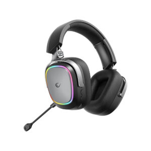 Słuchawki Rampage RETSU Słuchawki bezprzewodowe nauszne BT 2.4G RGB czarne