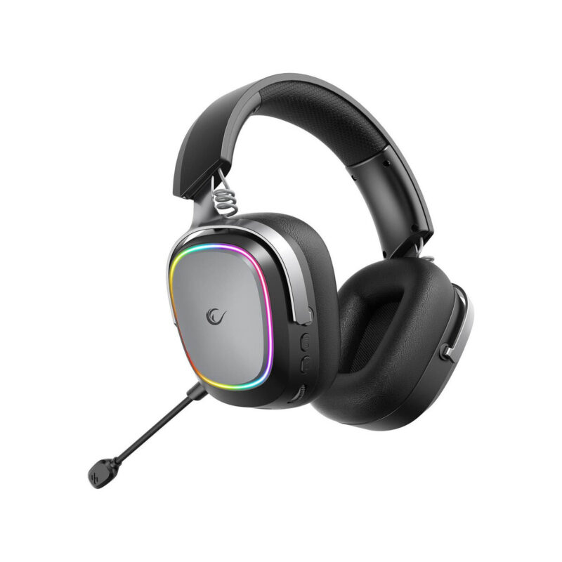 Słuchawki Rampage RETSU Słuchawki bezprzewodowe nauszne BT 2.4G RGB czarne