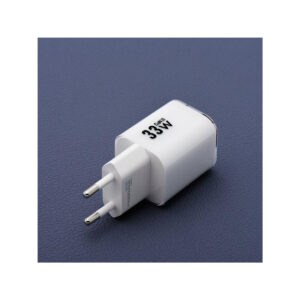 75d7856f5438a49cfde226d0a970e3d5_original ŁADOWARKA SIECIOWA Forcell F-Energy GaN III VT-41 33 W 1x USB-C 1x USB-A PD 3.0 QC 4.0 BIAŁA