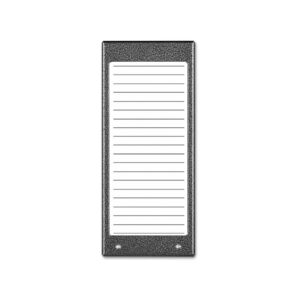 ACO CDN-17N ST (W) Podświetlany panel listy lokatorów (ok. 17 wpisów)