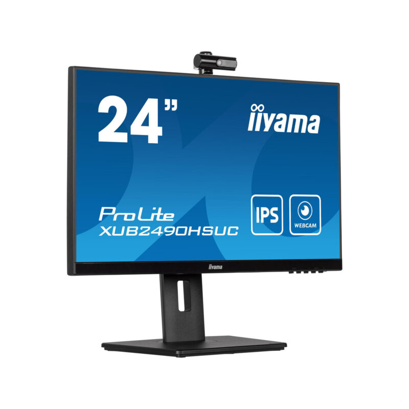Monitor LED IIYAMA XUB2490HSUC-B5 kamera IPS HAS PIVOT