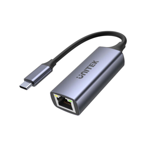 Unitek Adapter USB-C - RJ45 1Gbit LAN, PD 100W