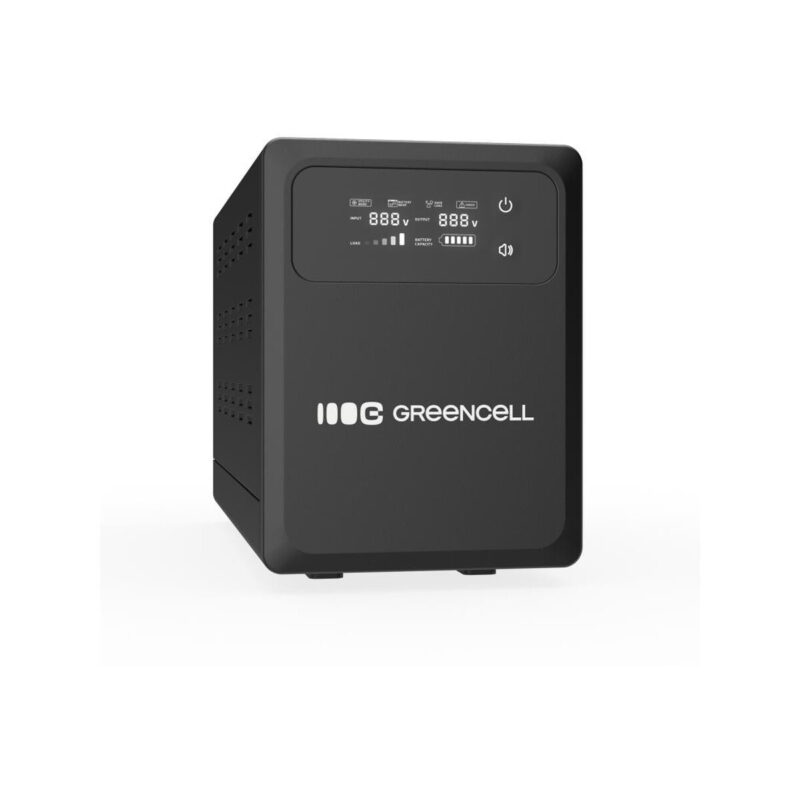 UPS ZASILACZ AWARYJNY Greencell PowerCore 800VA 500W AVR 12VDC LCD