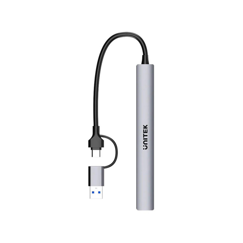Unitek Hub USB-A/C 7w1 z adapterem