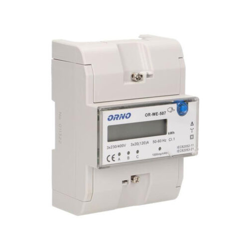 WSKAŹNIK ZUŻYCIA ENERGII ORNO OR-WE-507 3-FAZOWY