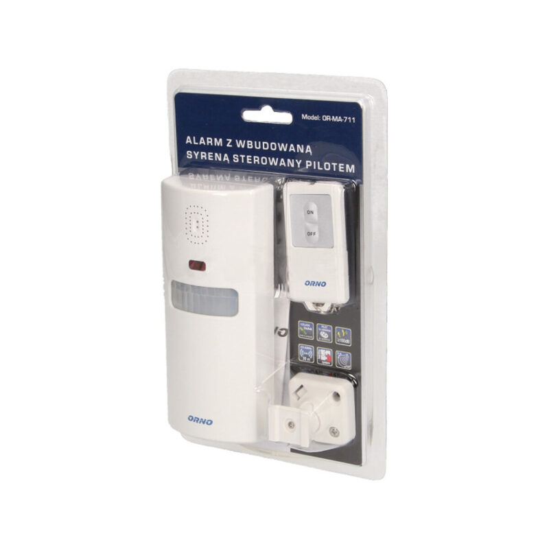 Alarm z wbudowaną syreną ORNO OR-MA-711
