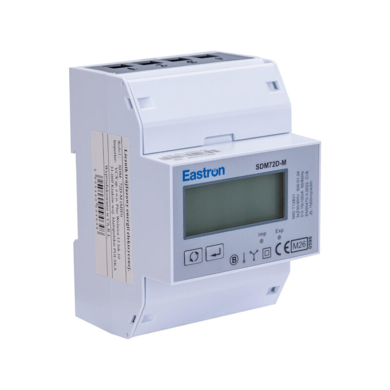 Licznik energii trójfazowy SDM 72 DM MID Modbus