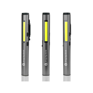 Latarka warsztatowa inspekcyjna COB LED UV Laser everActive PL-350R 350 lumenów IP54 z magnesem